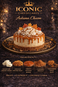 Autumn Charm- 4” Sweet Potato Cheesecake