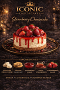 Strawberry 4” Cheesecake