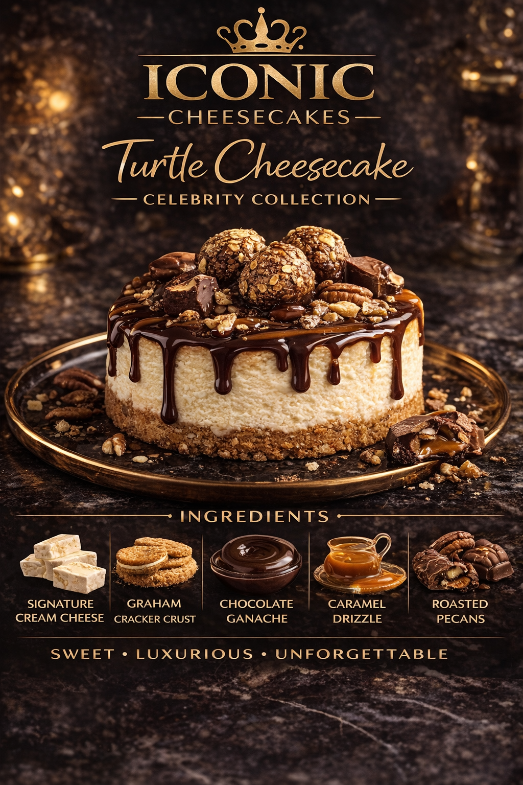 Turtle 4” Cheesecake