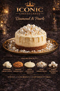Diamonds & Pearls- 4” Cheesecake